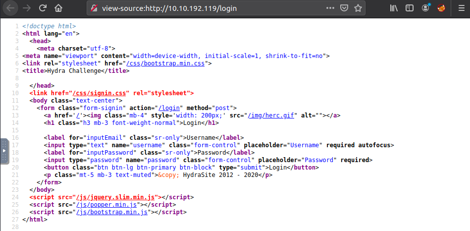 website - source code